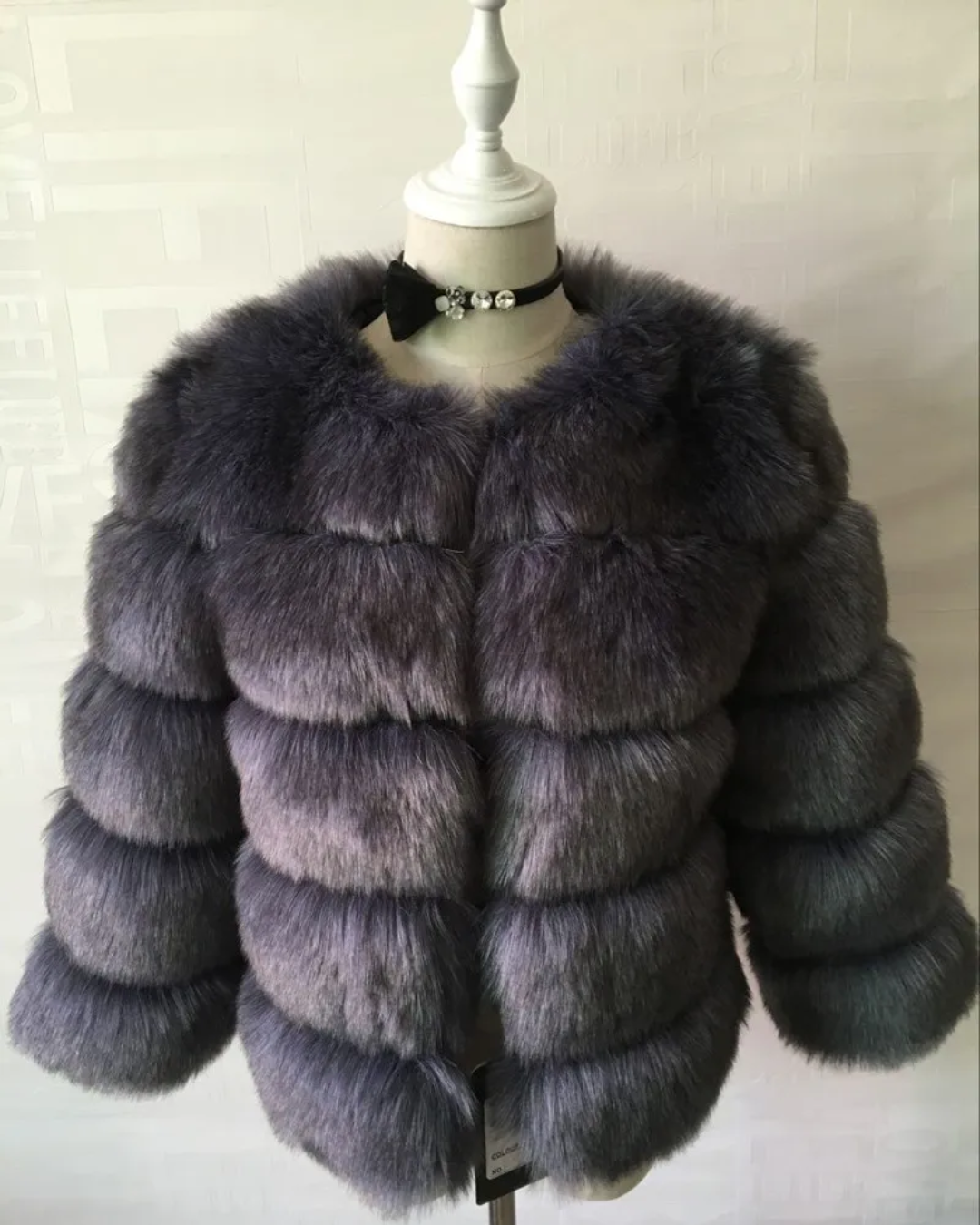 Loose Plush Faux Fur Jacket