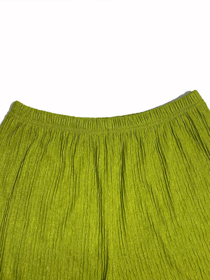 Strapless Bandeau Top Shorts Suit