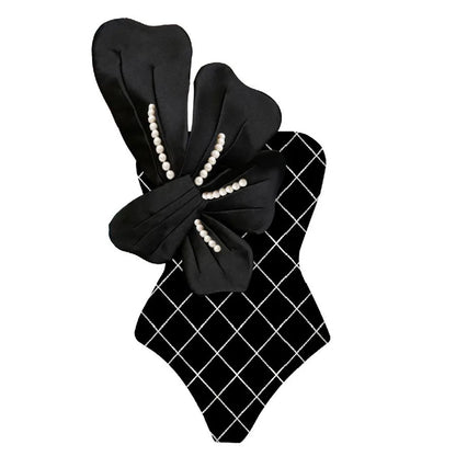Cut Out Swimwear High Leg Bodysuit Beachwear