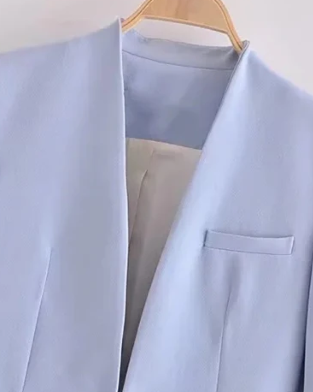 Light Blue Blazer Suit   