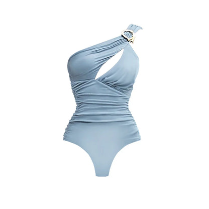 Sexy Belted Blouse Swimsuit Bikini Set swimsuit3 S