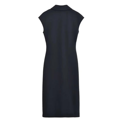 Fitted Button-Front Dress