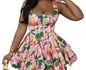 Princess Bubble Mini Dress Pink S