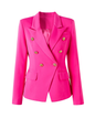Hot Pink Chic Blazer Fuchsia L 