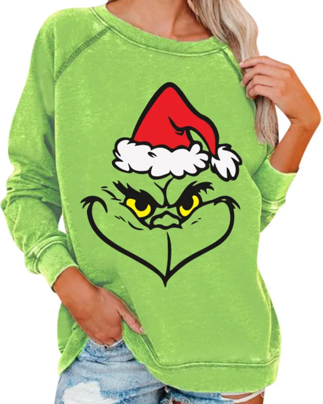 Cartoon Printed Long Sleeve Sweatshirt