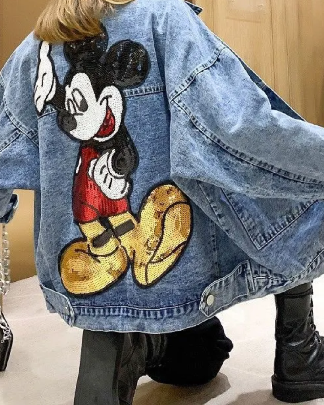 Loose Mickey Mouse Jacket   