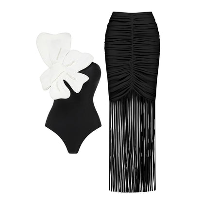 Cut Out Swimwear High Leg Bodysuit Beachwear