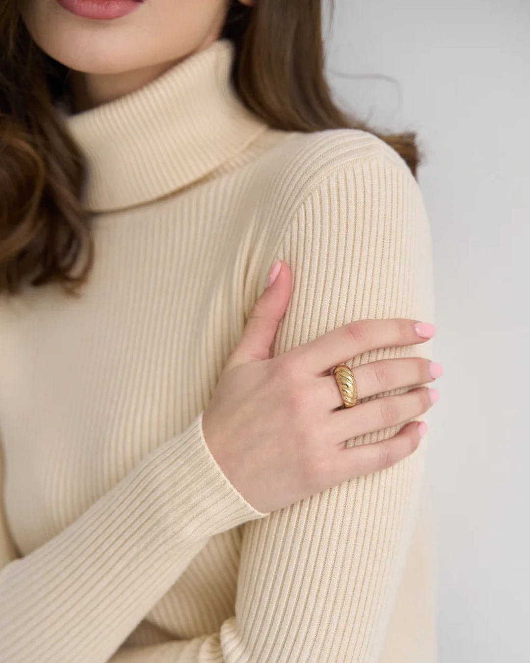 Long Sleeve Slim Turtleneck Sweater   