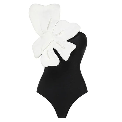 Cut Out Swimwear High Leg Bodysuit Beachwear