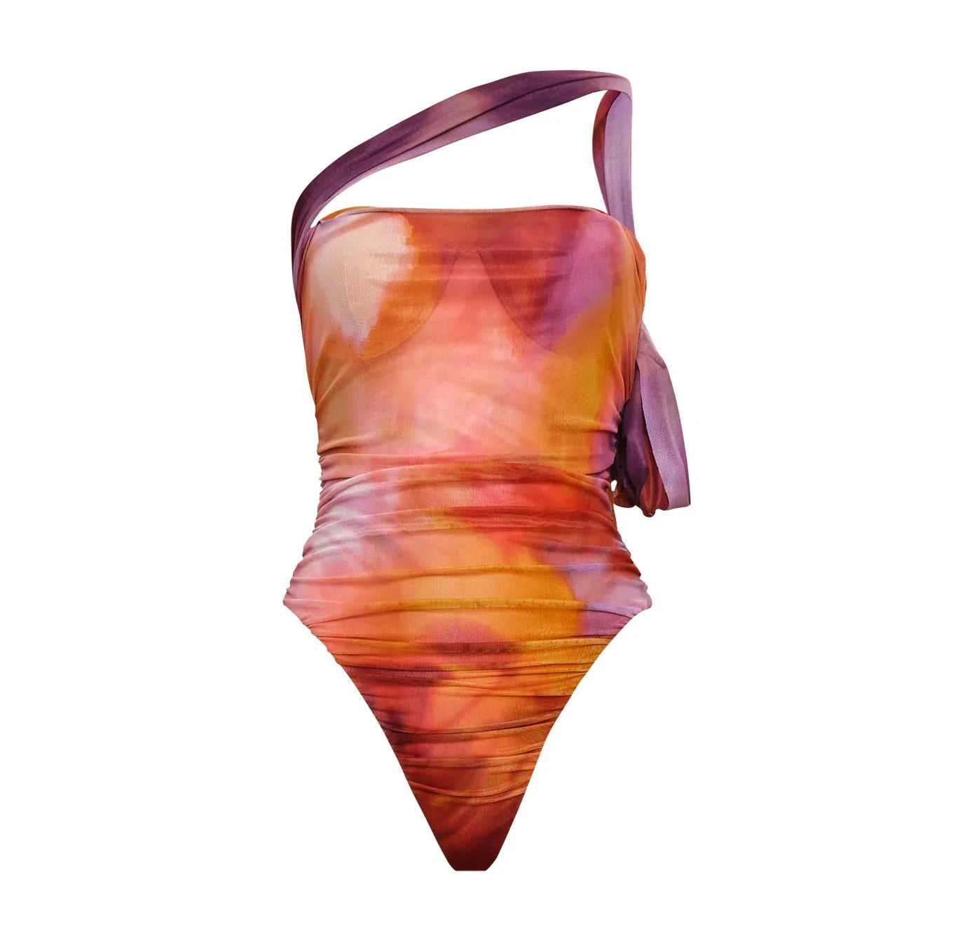 Floral Push-Up Bikini Sexy Cutout swimwear2 M