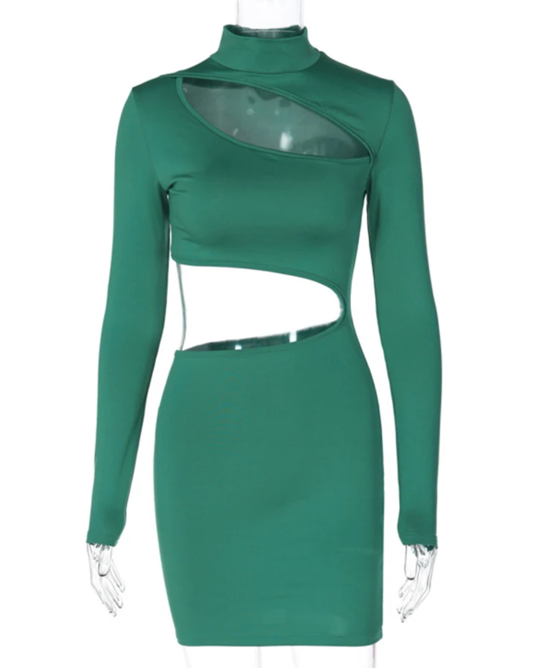 Cut-Out Bodycon Mini Dress   