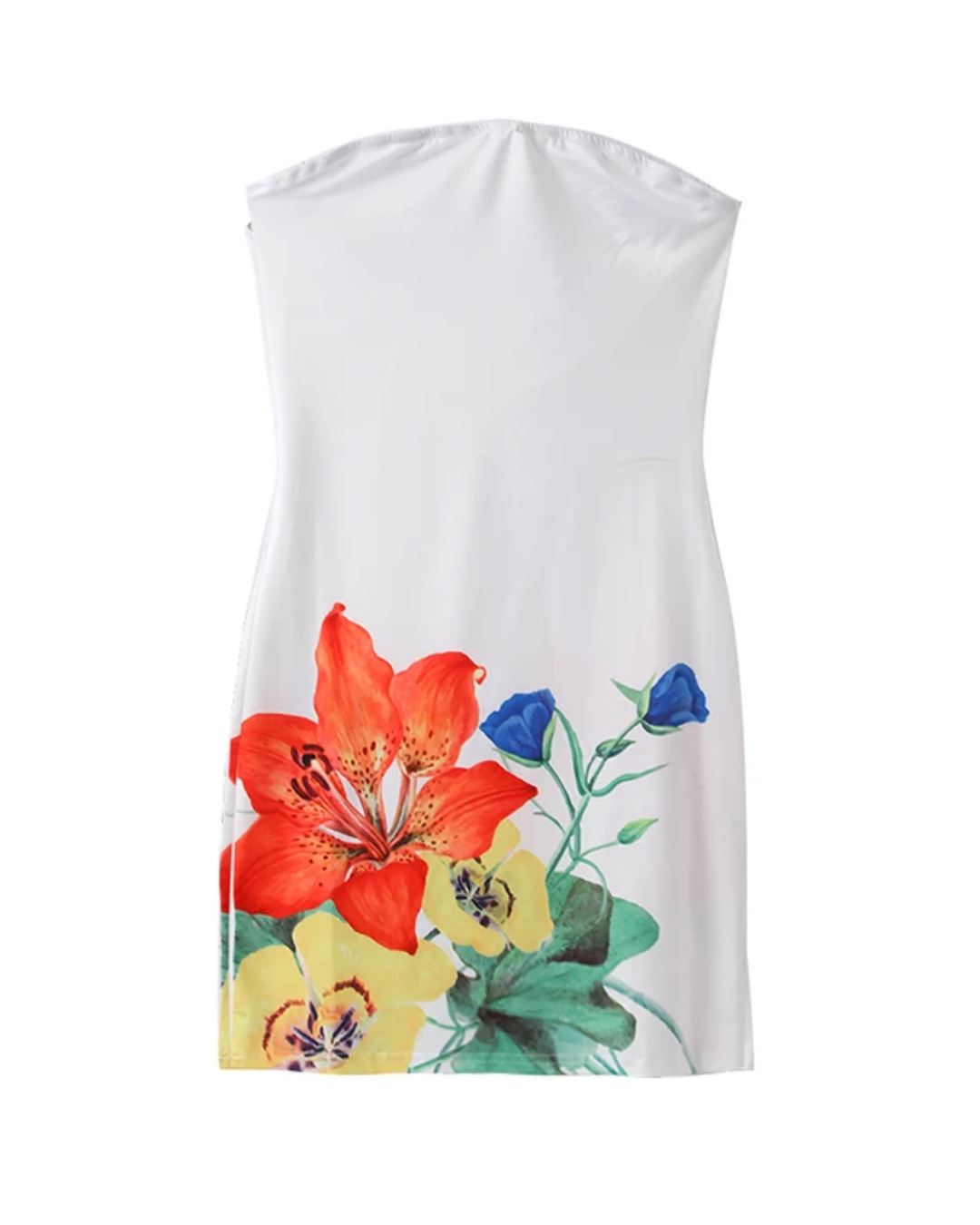 Printed Sleeveless Mini Dress   