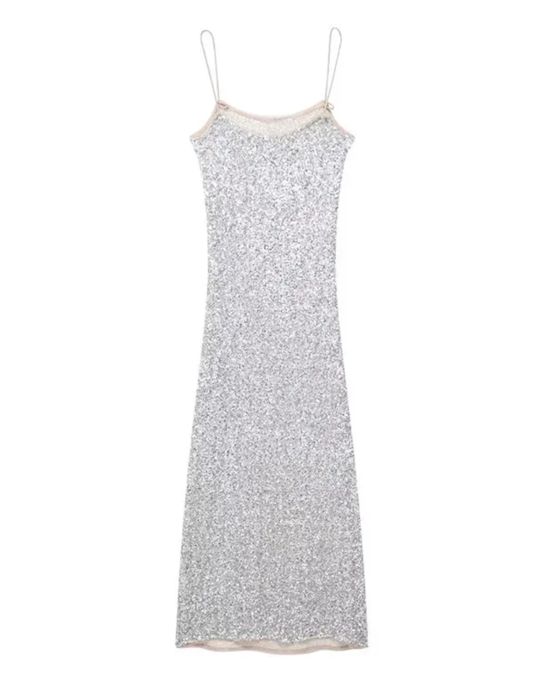 Sequin Backless Stretchy Dress   