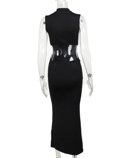 One Piece Backless Maxi Dress   