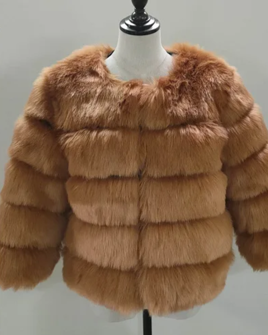 Loose Plush Faux Fur Jacket