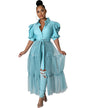 Short Sleeve Casual Shirt S Blue 