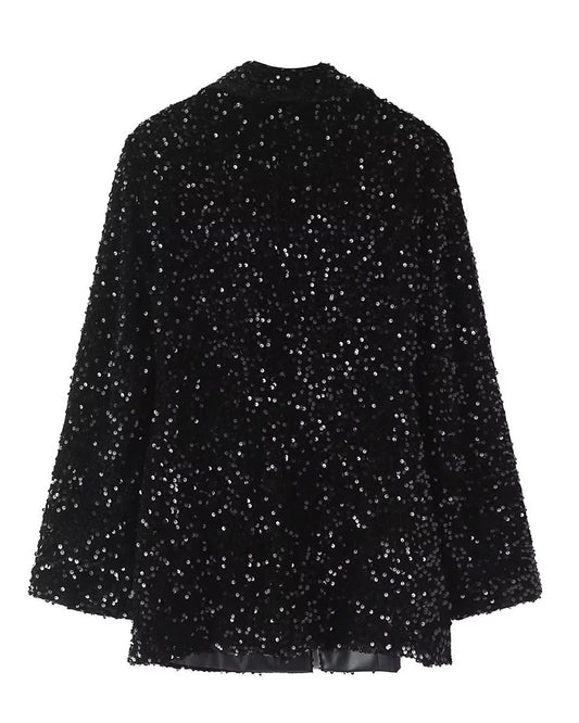European Sequined Blazer   