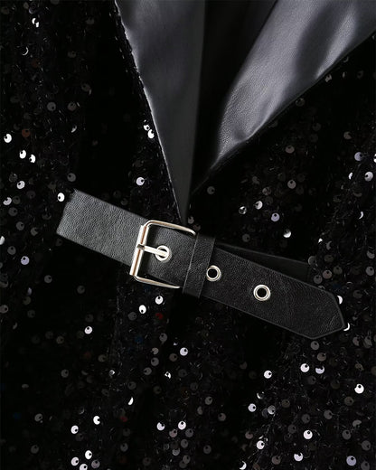 European Sequined Blazer   