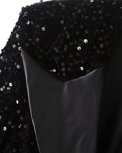 European Sequined Blazer   