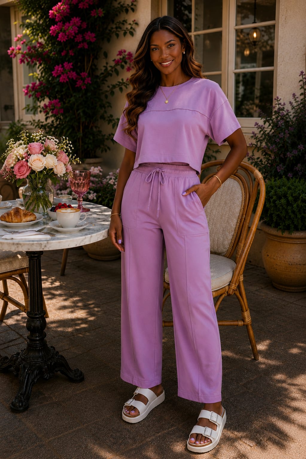 Lilac Lounge Luxe Set S