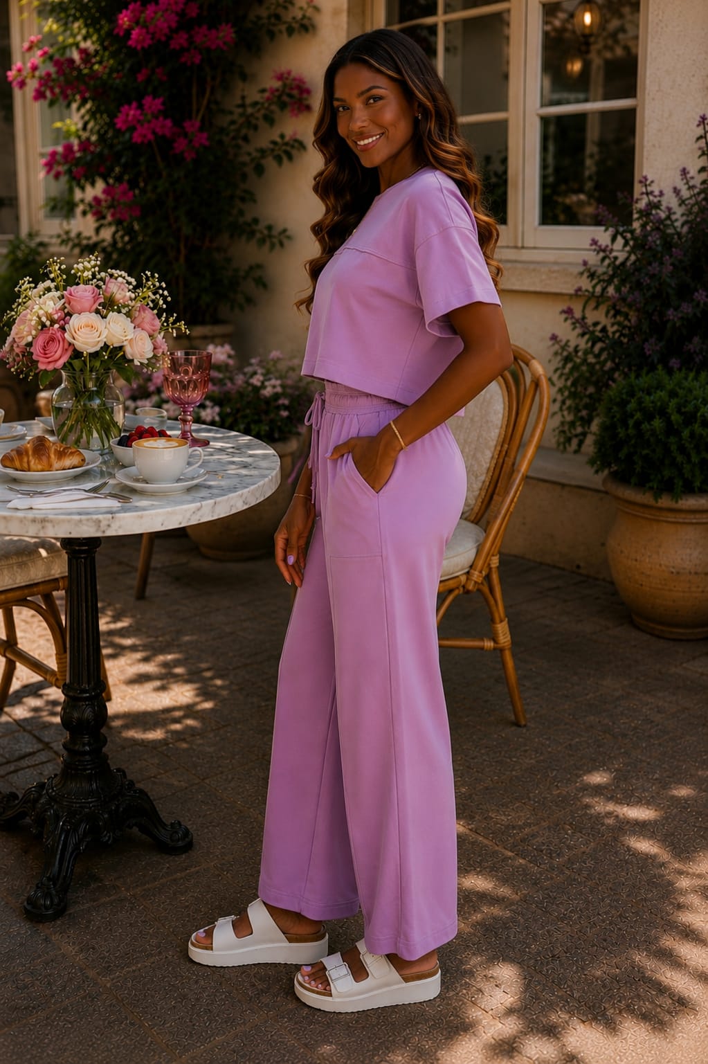 Lilac Lounge Luxe Set