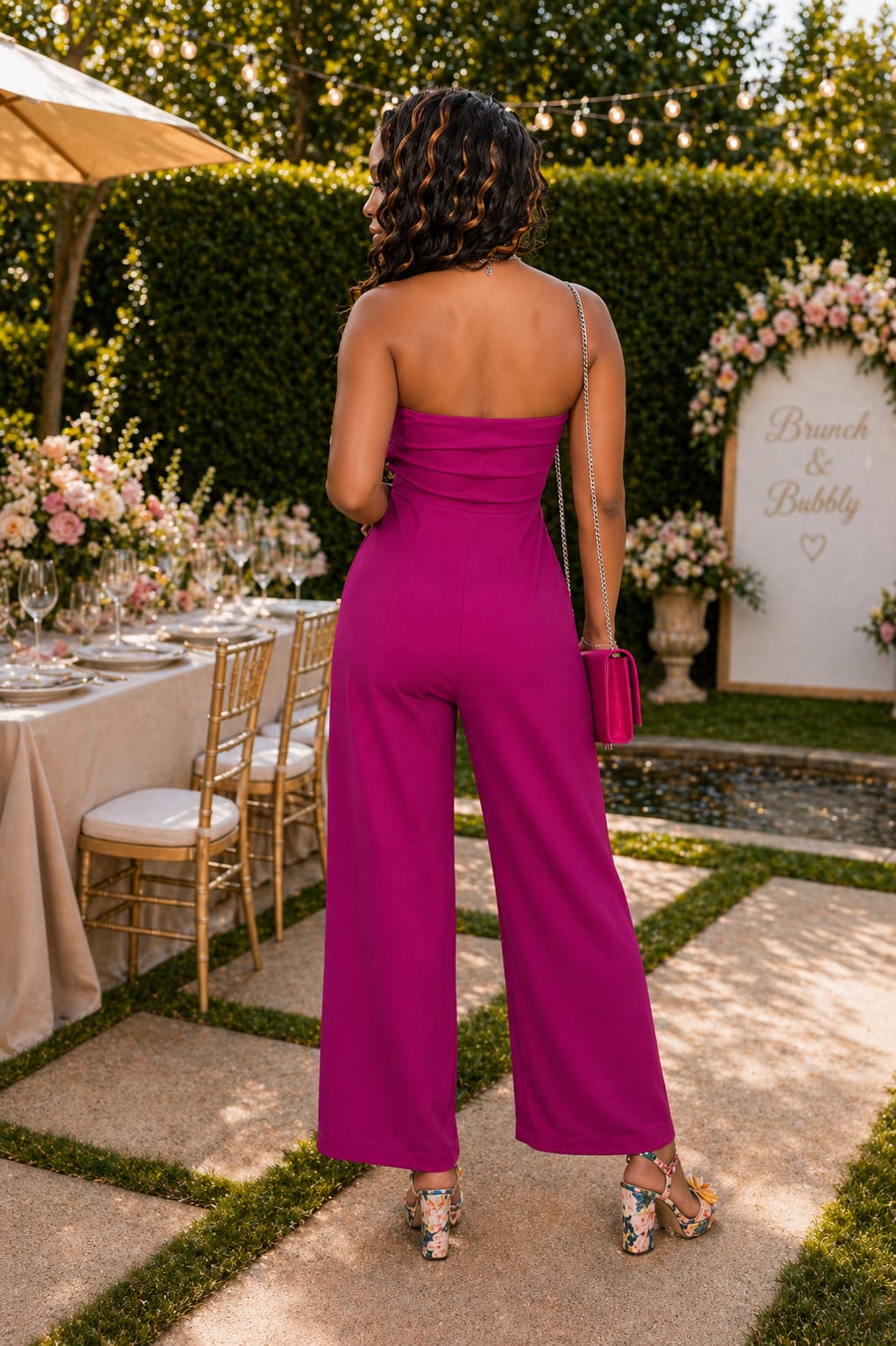 Fuchsia Affair Jumpsuit