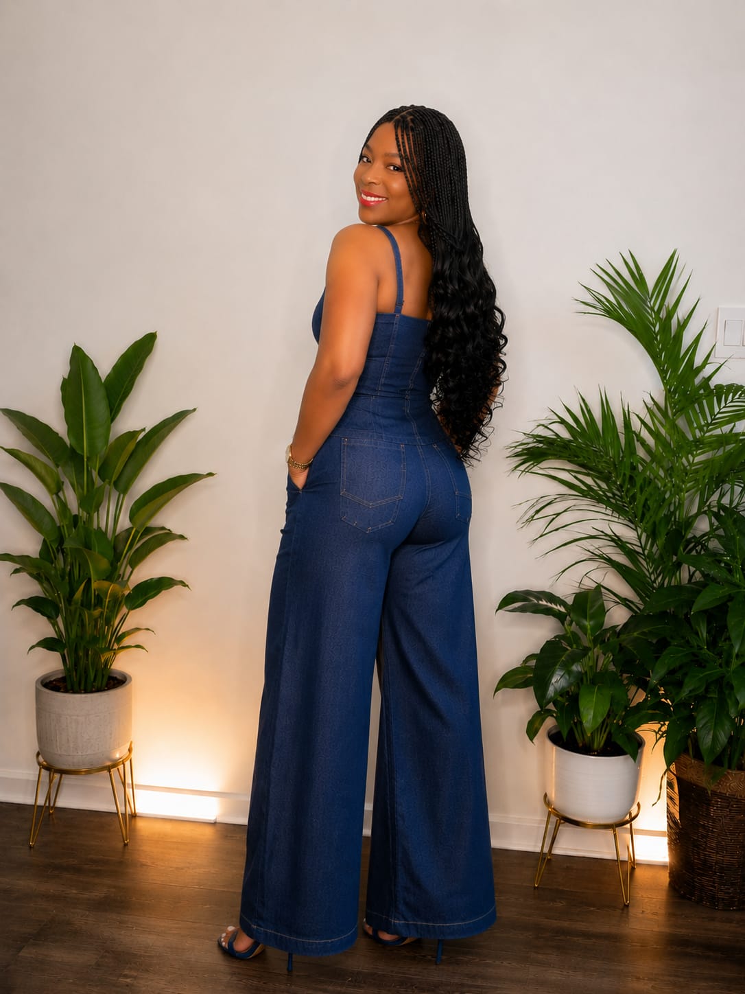 Midnight Indigo Denim Set