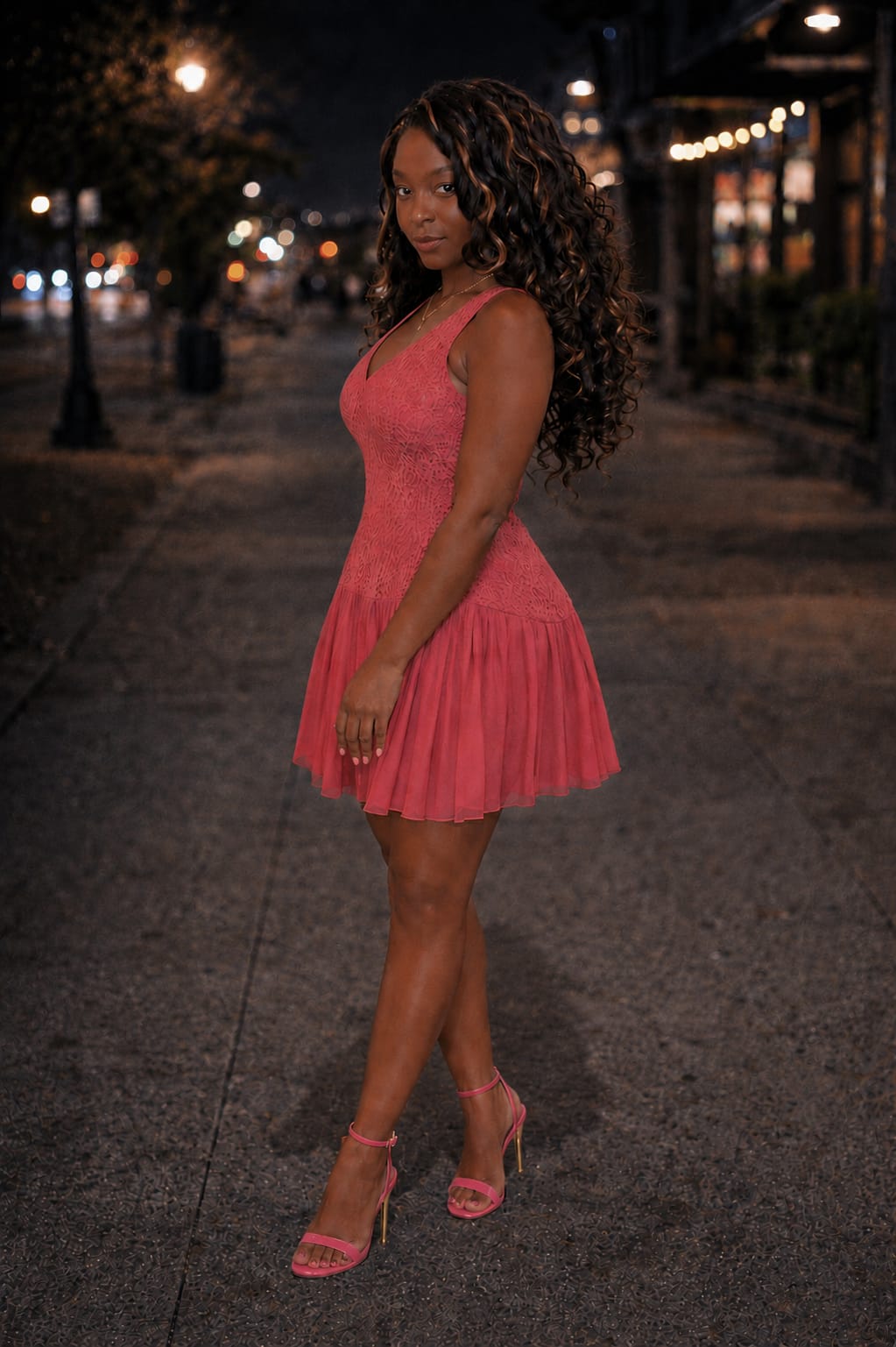 The Rose Lace Mini