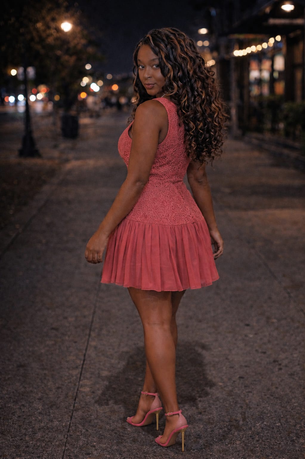The Rose Lace Mini