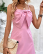 Bow Mini Cami Dress Carnation Pink XS 