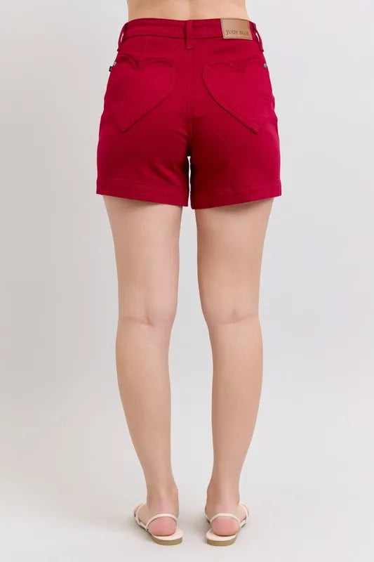Judy Blue Tummy Control High Waist Denim Shorts