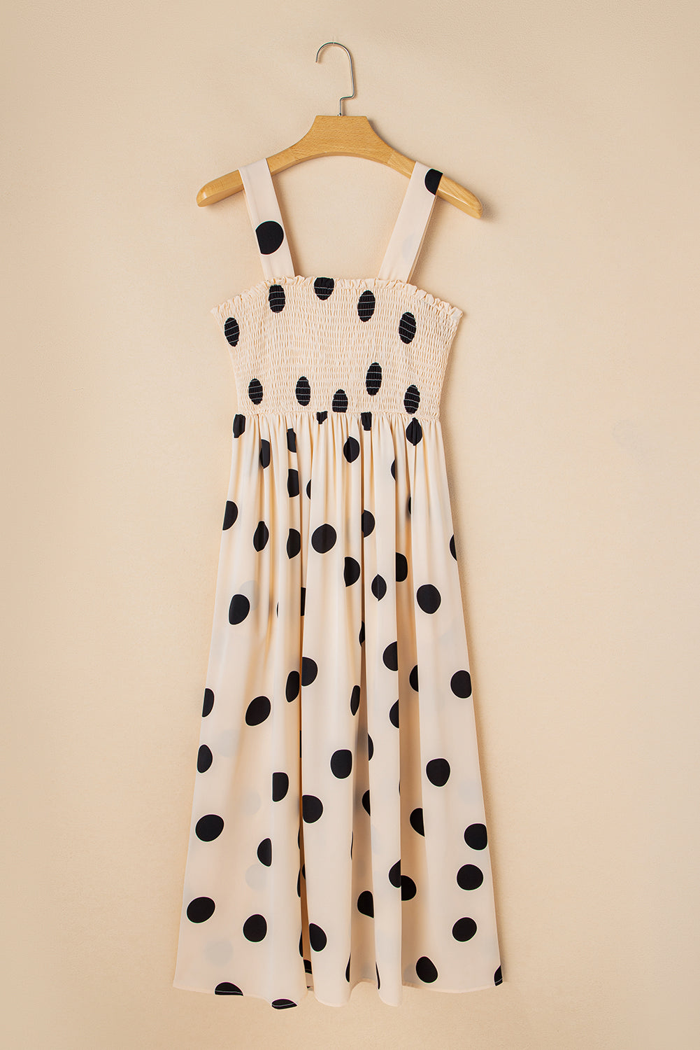 Monore Polka Dot Midi Dress